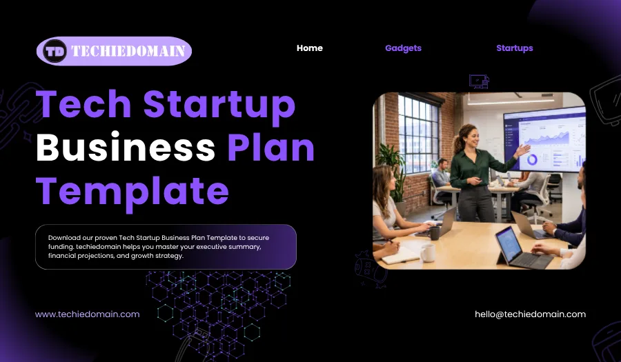 Tech Startup Business Plan Template: Your Path to Success